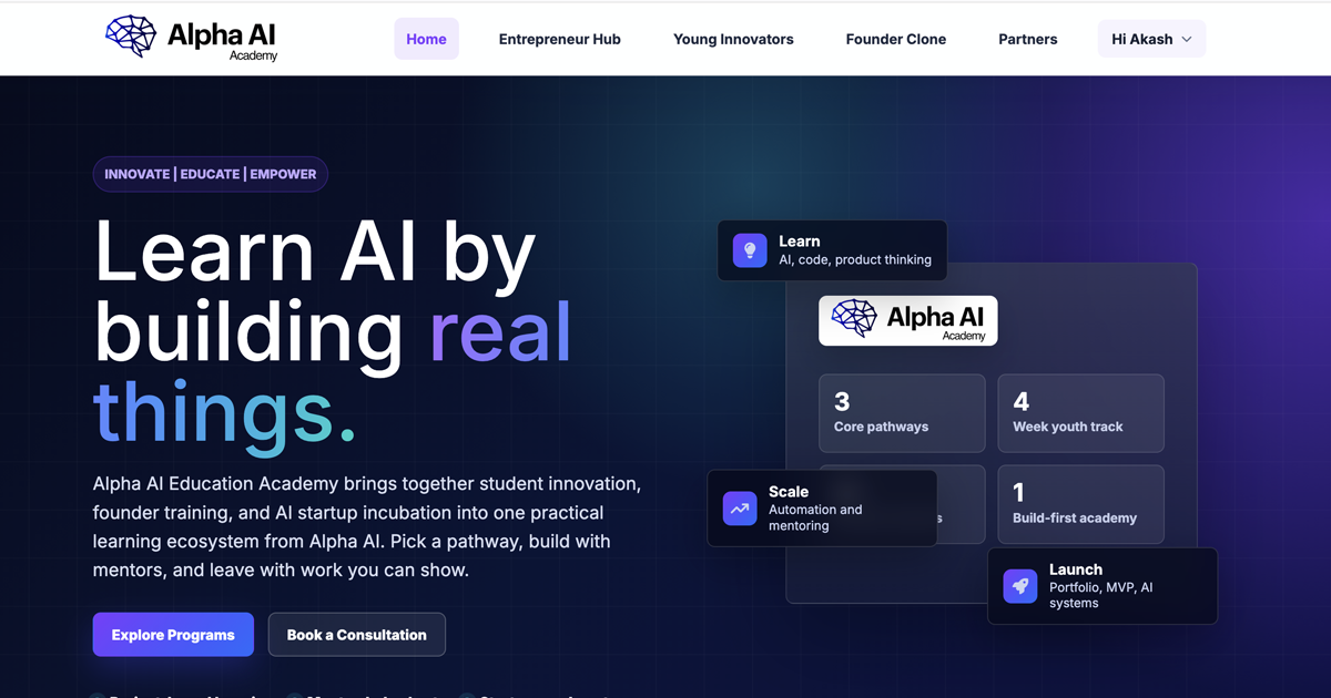 Alpha AI Education Academy